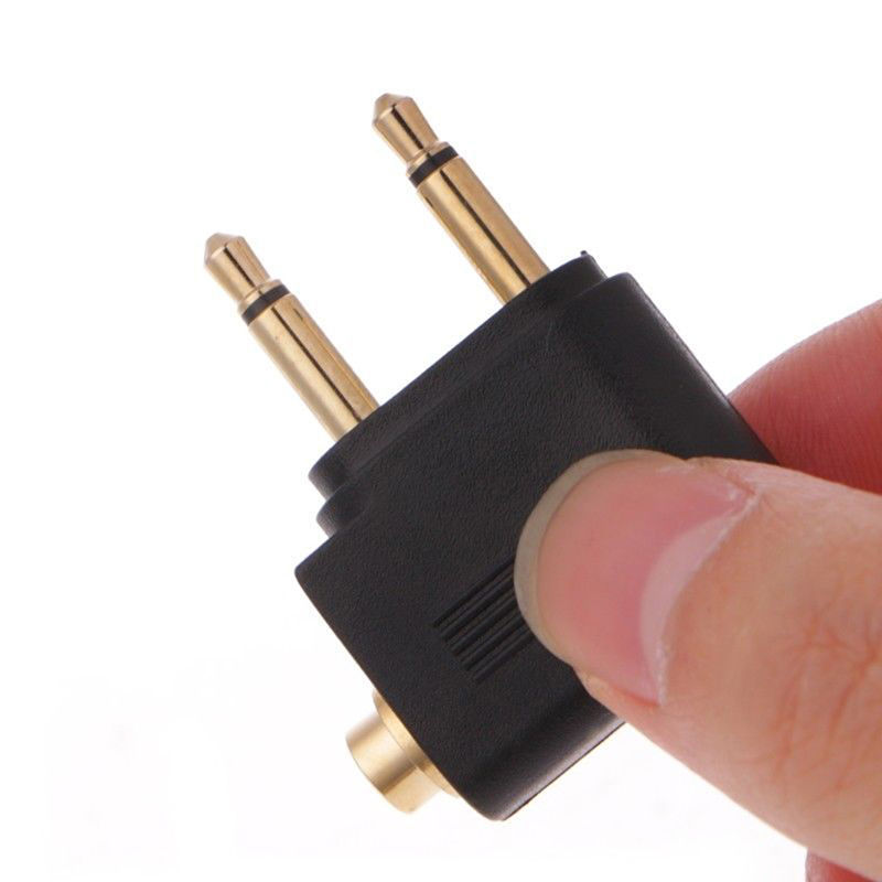 1pc Gold Nickel plated Air Pla - Earphone Splitter Jack 评论和价格