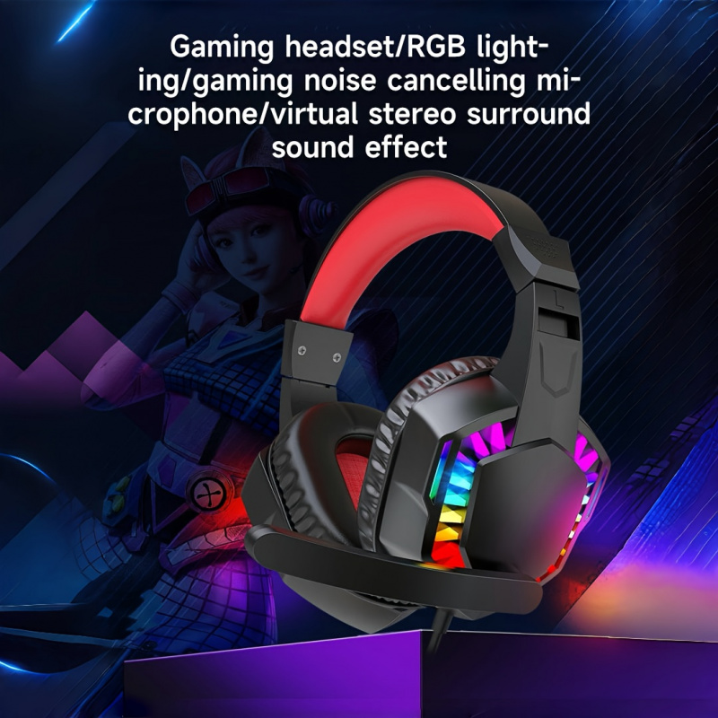 A66,Wired headphones, gaming h - Gaming Headset Rgb 评论和价格