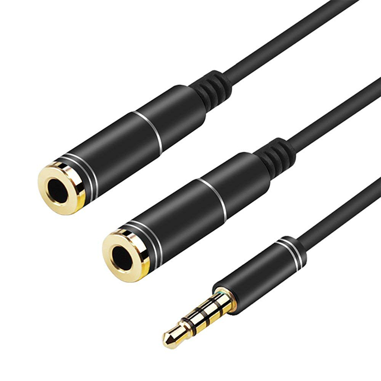 3.5mm Mic Y Mobile Audio Split - Earphone Splitter Jack 评论和价格